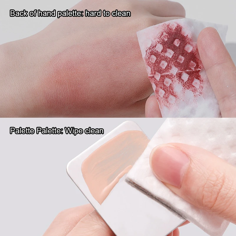 5 Шт. Палитра Для Смешивания Кистей Макияжа Лоток Цветов Нержавеющая Сталь