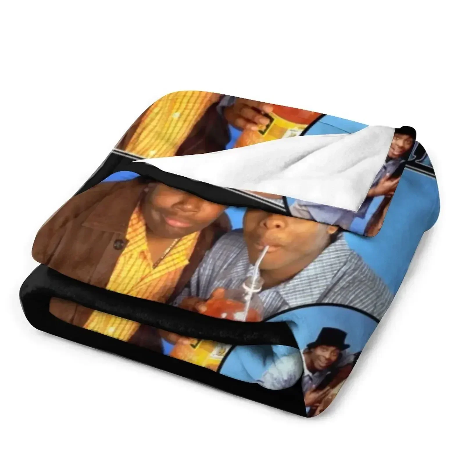 Kenan &amp Kel винтажная футболка с коллажем роскошное дизайнерское плюшевое одеяло из