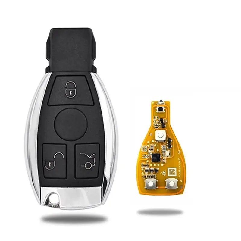 Фото 5X VVDI BE Key Pro 3-кнопочный дистанционный ключ для автомобиля Mercedes Benz с платой V4.2, улучшенная версия чипа дистанционного ключа 315/433 МГц-N25R №2