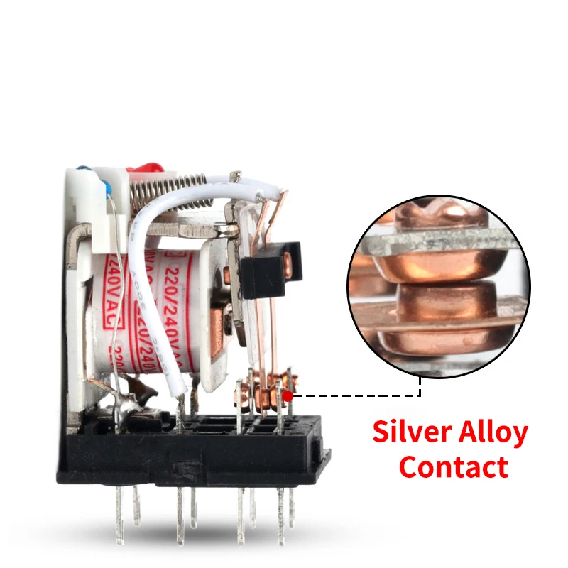 1 шт. Микро Мини реле HH53P MY3NJ MY3 11-Pin DC12V24V AC220V380V катушка общего назначения