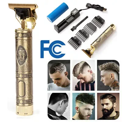 

Машинка для стрижки волос T-Outliner, беспроводной триммер с легким захватом, ультразвуковая бытовая техника, Парикмахерская