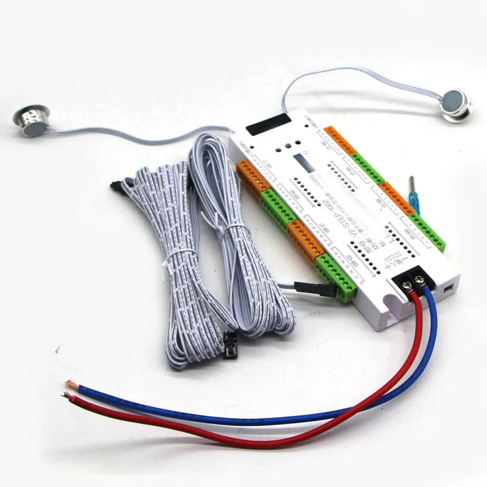 

New Practical LED Controller Stair Sensor Parts Replacement Screwdriver Stairway Touch Button Useful Channel 32