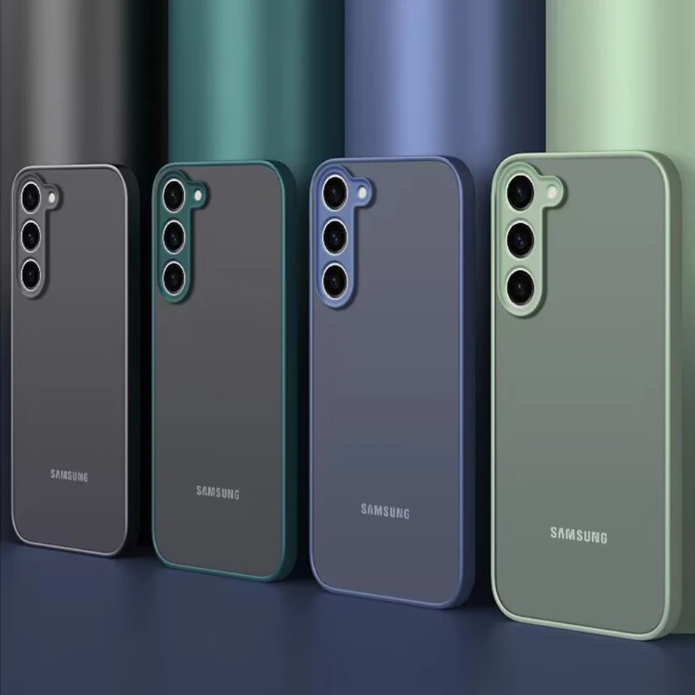 Suitable for Samsung S23 S22 S21 Mobile Phone Cases A53 A52 A73 A72 S10 S20 Ultra Frosted Drop Protection Samsung S22 Ultra Case