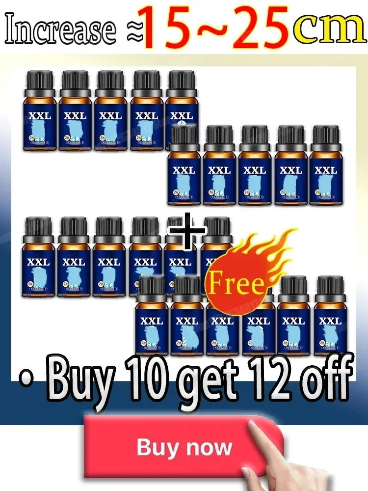Мужское массажное масло XXL эфирное для большого роста утолщение личная гигиена