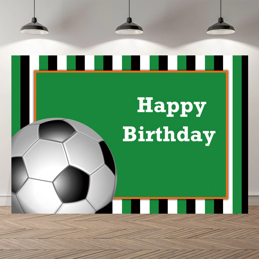 

Фон для фотосъемки с изображением футбола в черно-белую полоску чемпиона Кубка мальчика портрет декор для вечерние комнаты