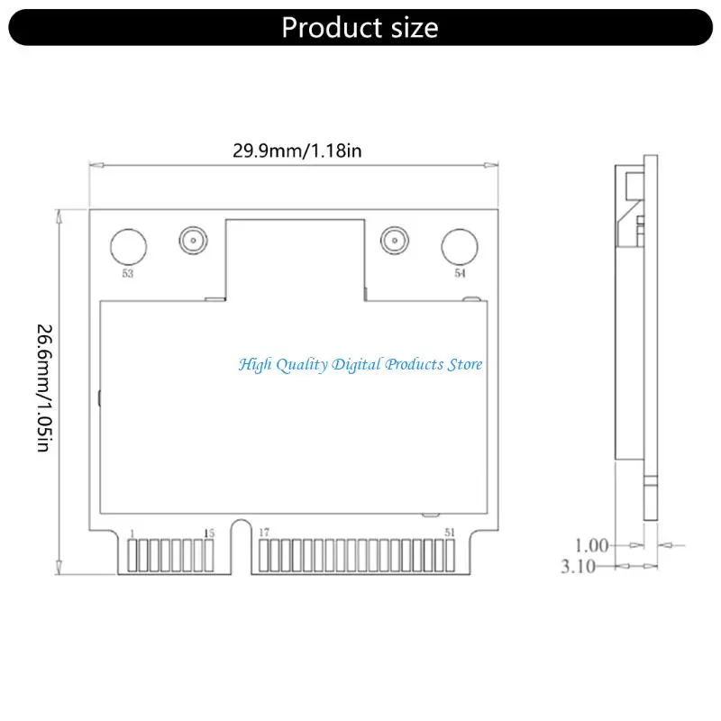 U2JE BL M8821CP2 WIFI 6-карточный беспроводной адаптер RTL8821CE Чип Высокая скорость со стабильной передачей сигнала для ПК и (art.: 3920dbda818b2) - 3920dbda818b2