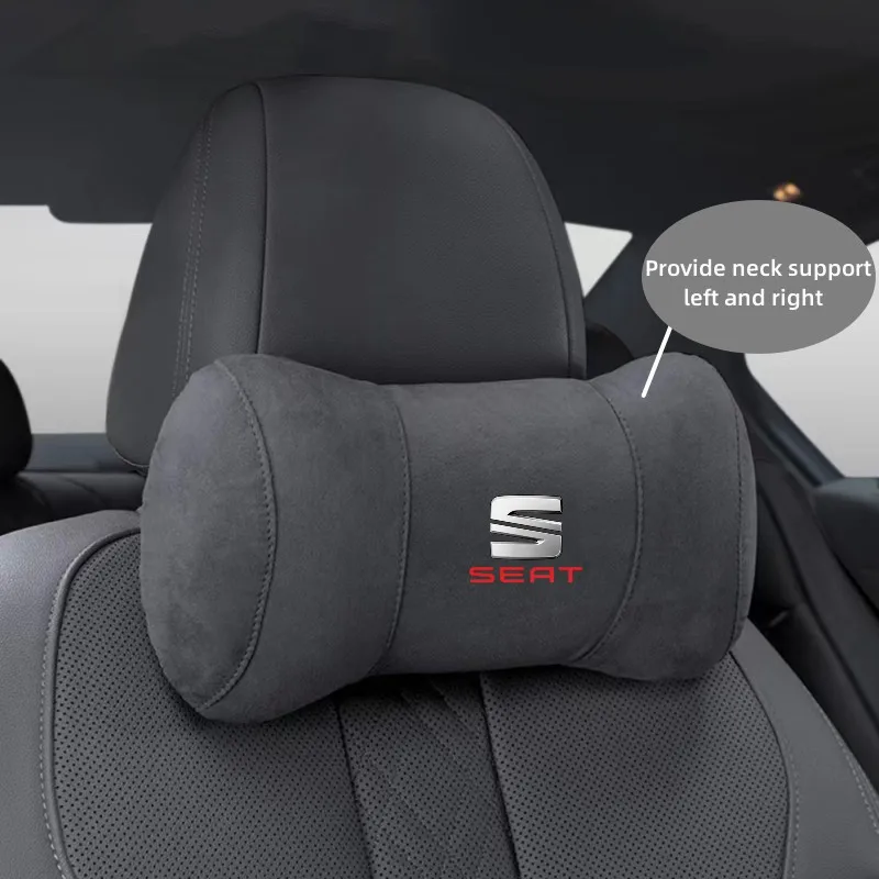 

Car Headrest Neck Protection Pillow Plush Warm Cushion For Seat Leon 5f Ibiza 6l 6j Leon 1p Cushion Altea Xl Leon Mk Accessory