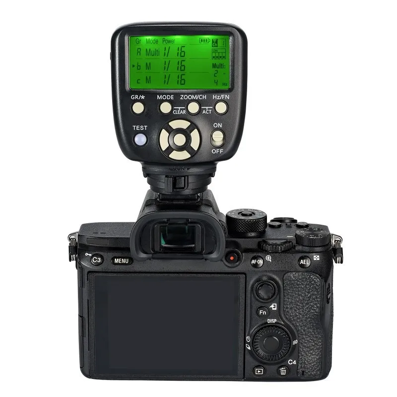 Фото YONGNUO YN560TX II Беспроводной триггер для фотостудийного освещения, синхронизатор затвора для цифровых камер Canon, Sony, Nikon, вспышек YN560III / IV. №4