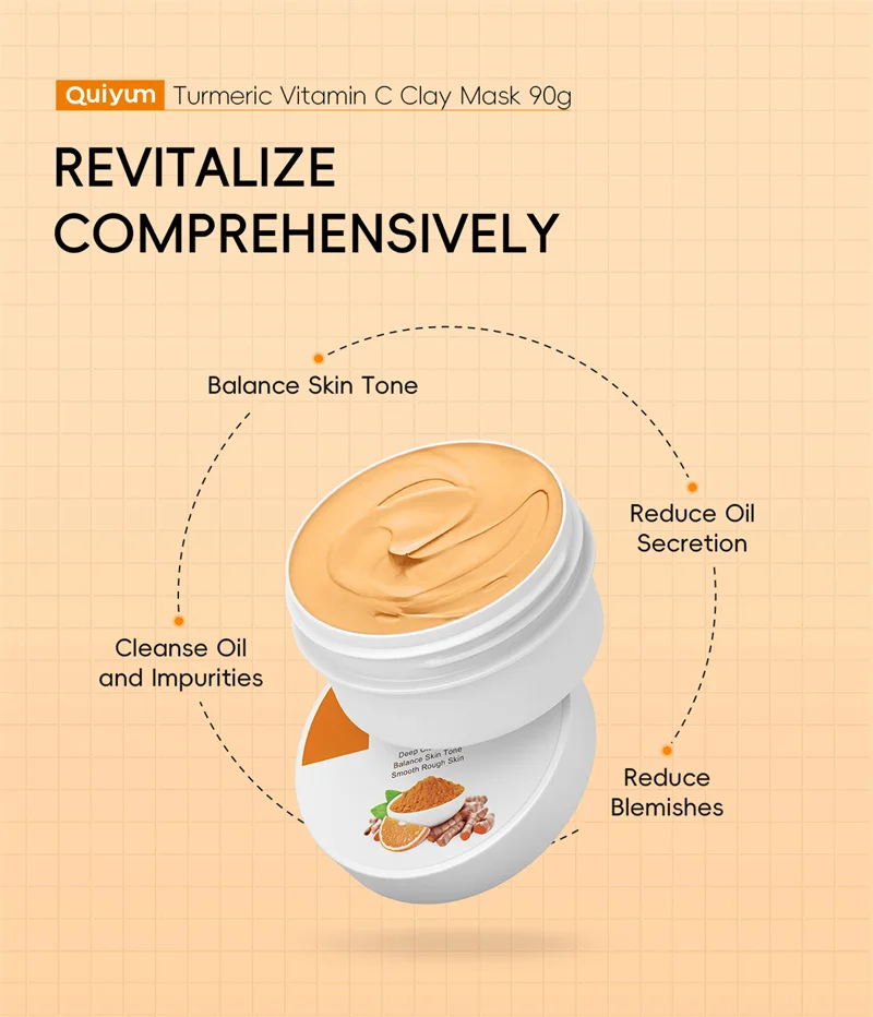 Грязевая маска с куркумой