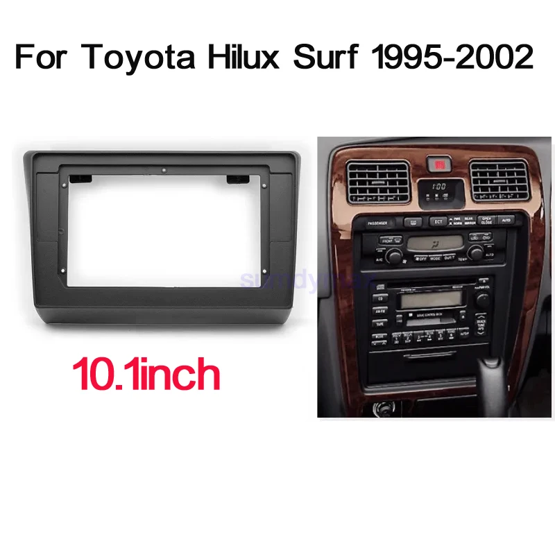 10 1-дюймовая 2-диночная рамка для автомобильного радиоприемника Toyota Hilux Surf 1995-2002