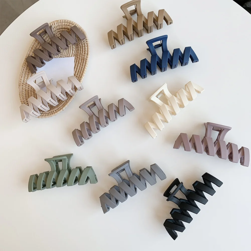 Женская шпилька для волос в виде краба черная большая конский хвост подарочные