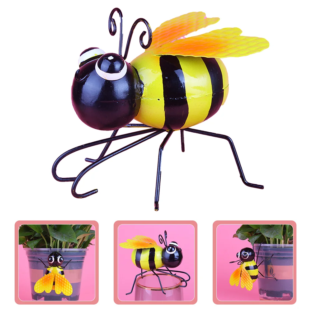 

Metal Wallsculpture Outdoor Garden Decordecorationsiron Insect Figure Yard Figurine Little Decoration Honey Figurines