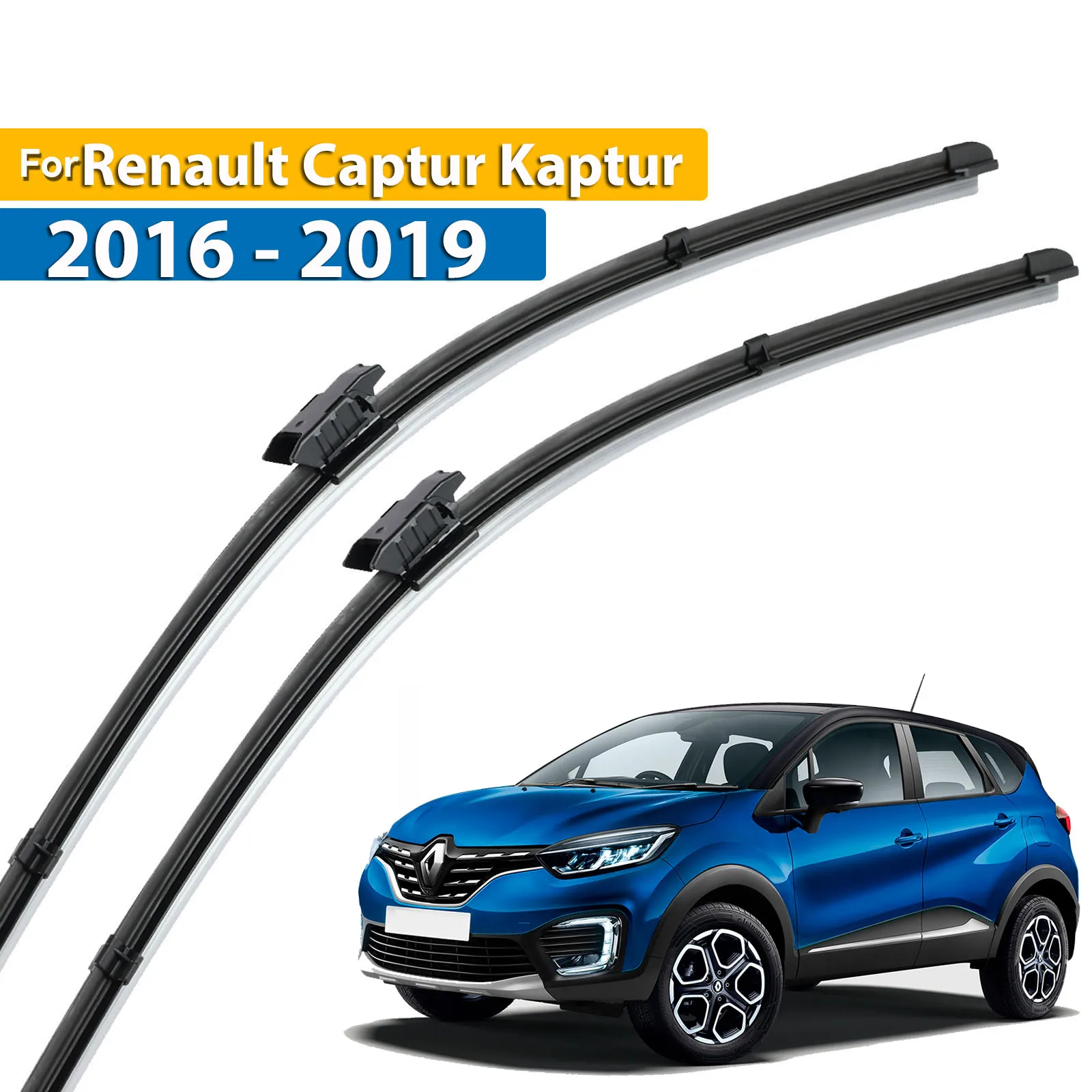 

Стеклоочиститель Erick's LHD, передние щетки стеклоочистителя для Renault Captur Kaptur 2016-2019, лобовое стекло, лобовое стекло, автомобильные щетки от дождя 26 "+ 16"