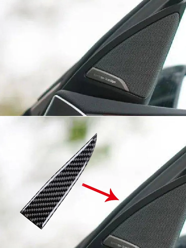 Приборная панель из углеродного волокна обе стороны динамика аудио накладка