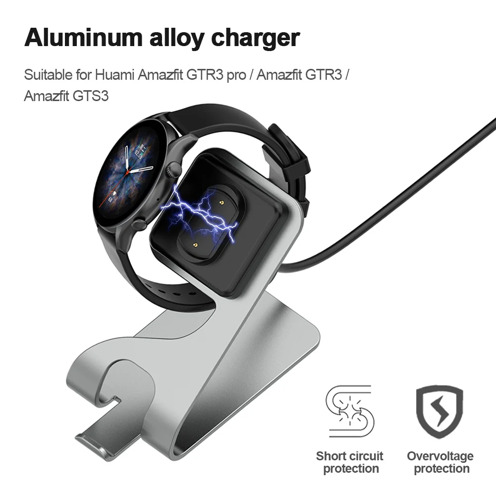 

Зарядное устройство Док-кабель для Amazfit GTR3 Pro/GTR3/GTS3 Магнитная зарядная подставка станция Smartwatch питание База Док-станция аксессуар