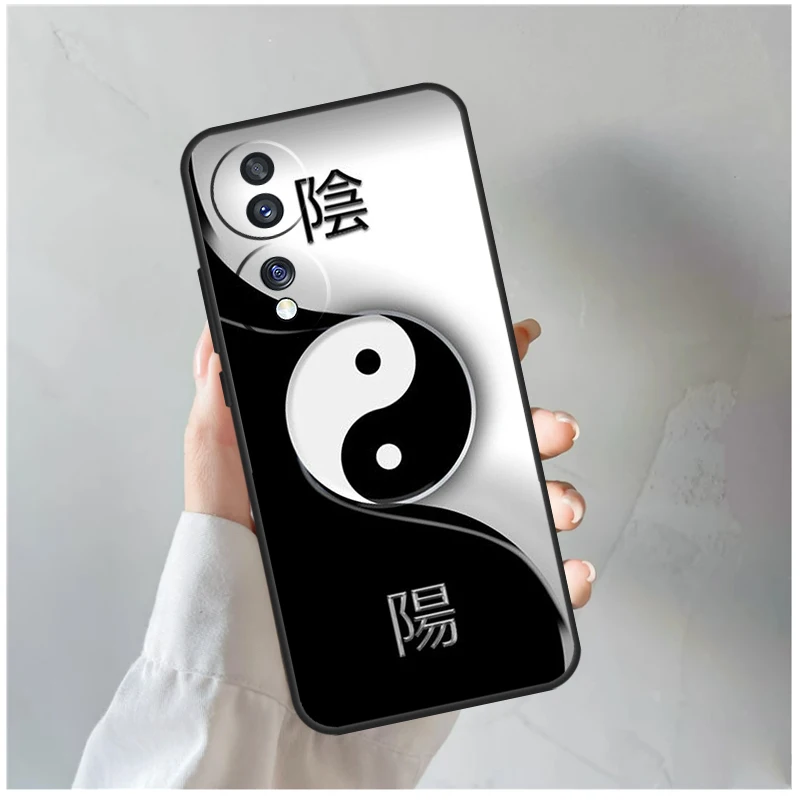 Фото Чехол с восьмикратным изображением диаграмм Инь-Ян для Honor Magic 7 Lite, 6, 5, 8 Pro, Honor X9d, X9b, X9c, X9a, X8c, X8b, 200, 400, 50, 70, Win, RT №2