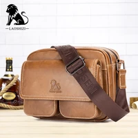 first layer cowhide youth mens street casual bag japan and south korea ipad flat leather shoulder messenger bag