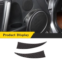 for mazda mx 5 2009 2014 real carbon fiber soft auto door horn side trim sticker car interior modification accessories