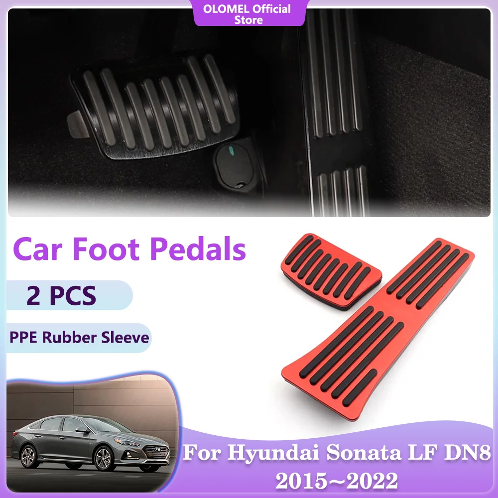 Автомобильные ножные педали для Hyundai Sonata LF DN8 2015 ~ 2022 2016 2017 2018 2019 2020 2021 без сверления