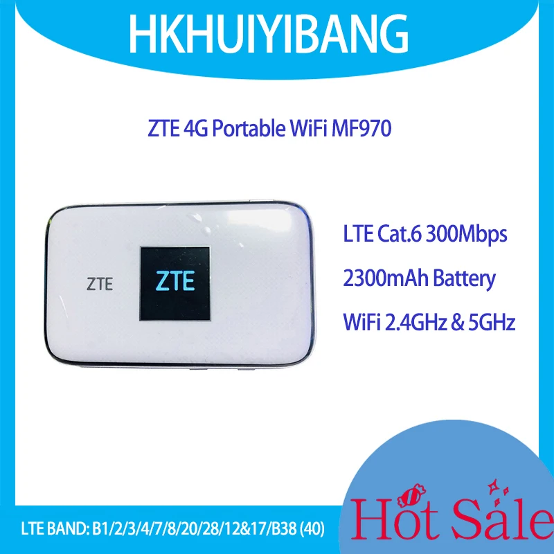 Мобильная точка доступа Wi-Fi ZTE UFi MF970 LTE Cat6, двухдиапазонный 4G Sim-карта, беспроводной карманный маршрутизатор