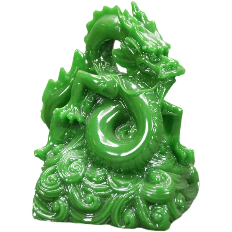 Jasper Dragon Printing Bring Good Luck To Home Seal Ornaments Chinese Zodiac Dragon Antique Stone Signet