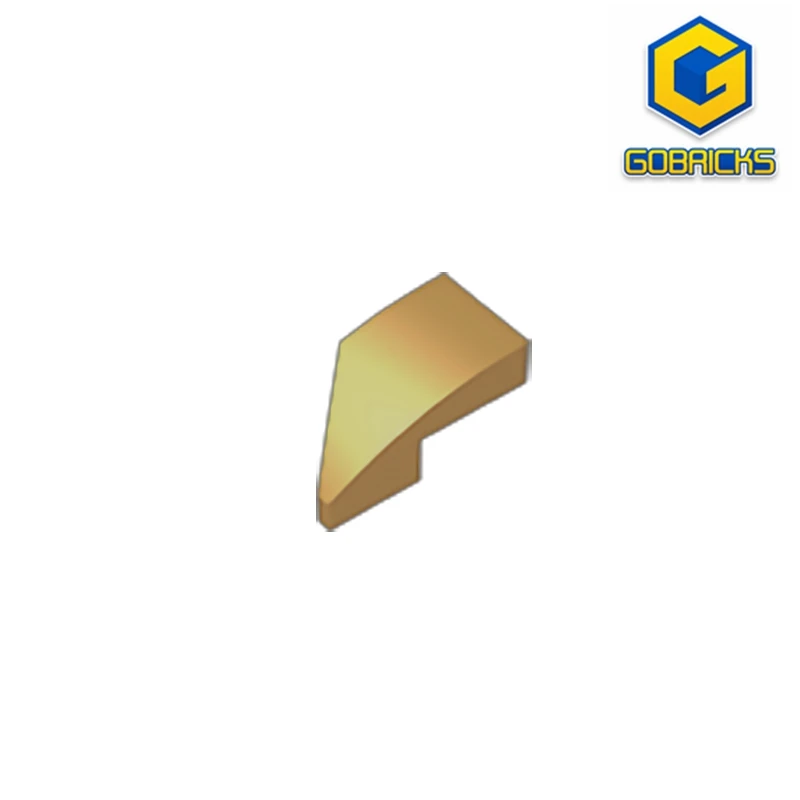Gobrick GDS-1492 Wedge 2x1 со штифтовым наконечником совместимым с lego 29119 детали сделай сам