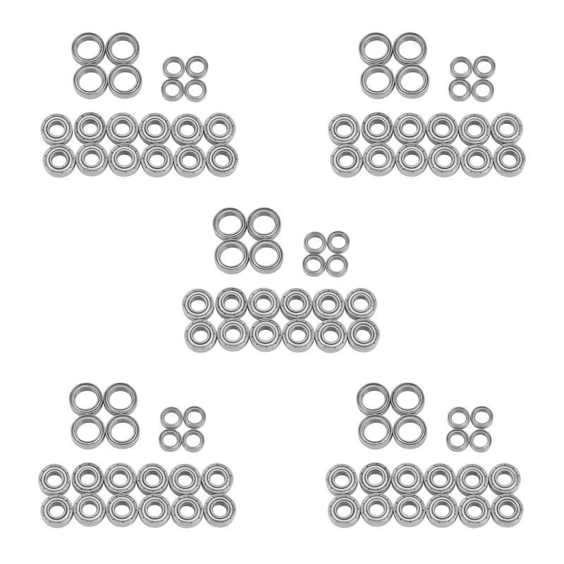 

100Pcs Ball Bearing Kit for Tamiya TT01 TT-01 TT01D TT01E TT01R DF02 1/10 RC Car Upgrade Parts