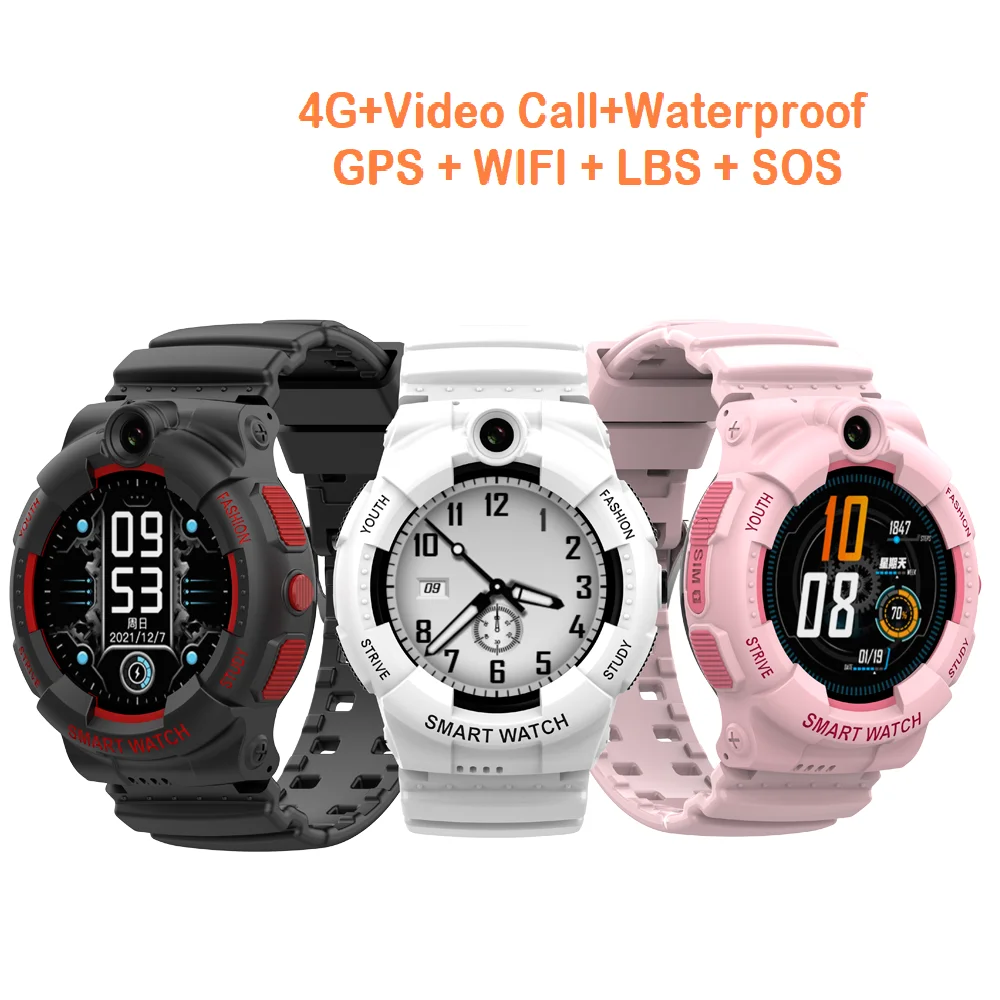 

Детские Смарт-часы с камерой, GPS, Wi-Fi, IP67