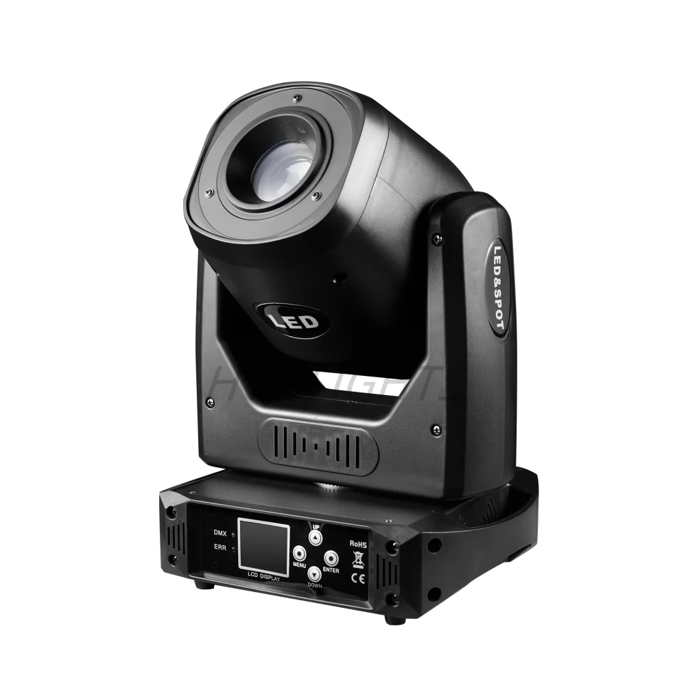 

120 Вт светодиодные мини-движущиеся головки с эффектом Halo Beam Spot Wash 3in1 Zoom Gobo 5 Вращающаяся призма Супер яркий Dj Bar Show Disco Light