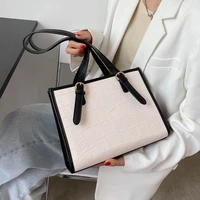 alligtor fashion women top handle leather bag luxury shoulder large tote bags designer women handbag large capacity shopper bag