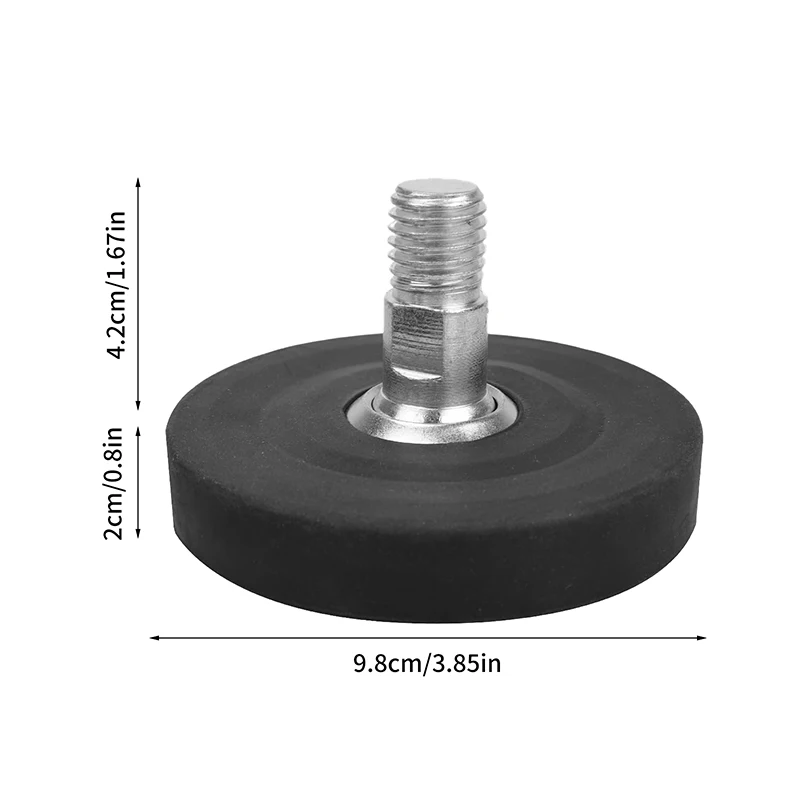 Сменные резиновые ножки с нескользящей резьбой для выравнивателей лестниц типа I