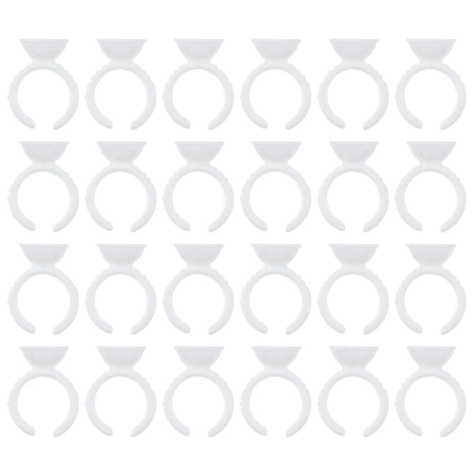 

Glue Ring Rings Eyelash Holder Extension Cups Supplies Holders Disposable Lash Makeup Pigment Storage Kit Extensions Cart