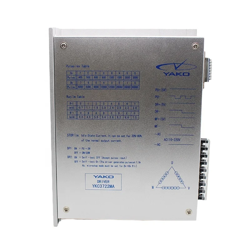 

Новый оригинальный шаговый двигатель YAKO, трехфазный драйвер YKC3722MA