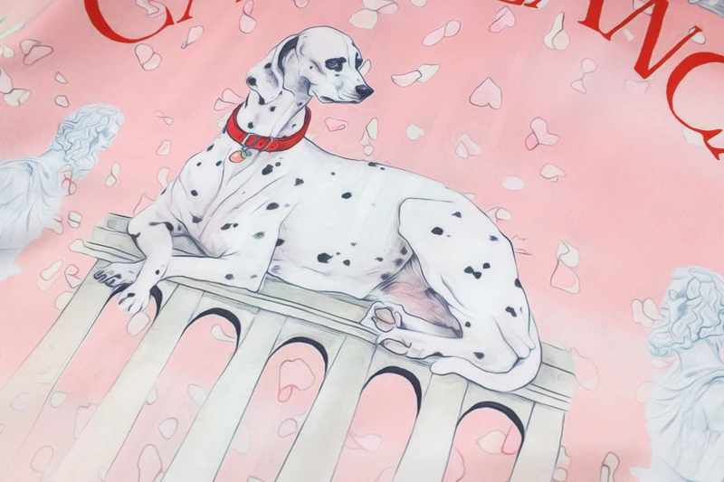 Casablanca Short Thin Fabric Summer Set Speckled Dog Court Garden Contrast Set Men's Women's Hawaii Beach Tennis Club Shirt Set