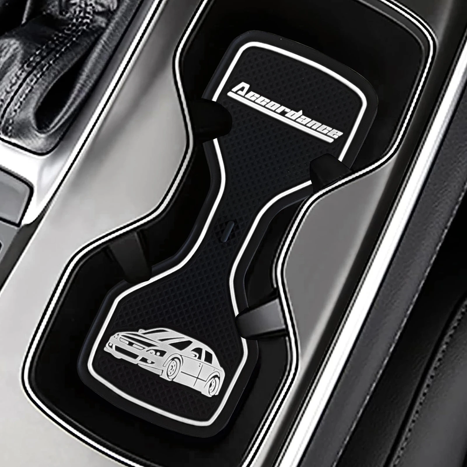 

Автомобильные чашки Coaster для Honda Accord 10 2018-2022 Противоскользящий резиновый коврик автомобильный держатель для чашки воды