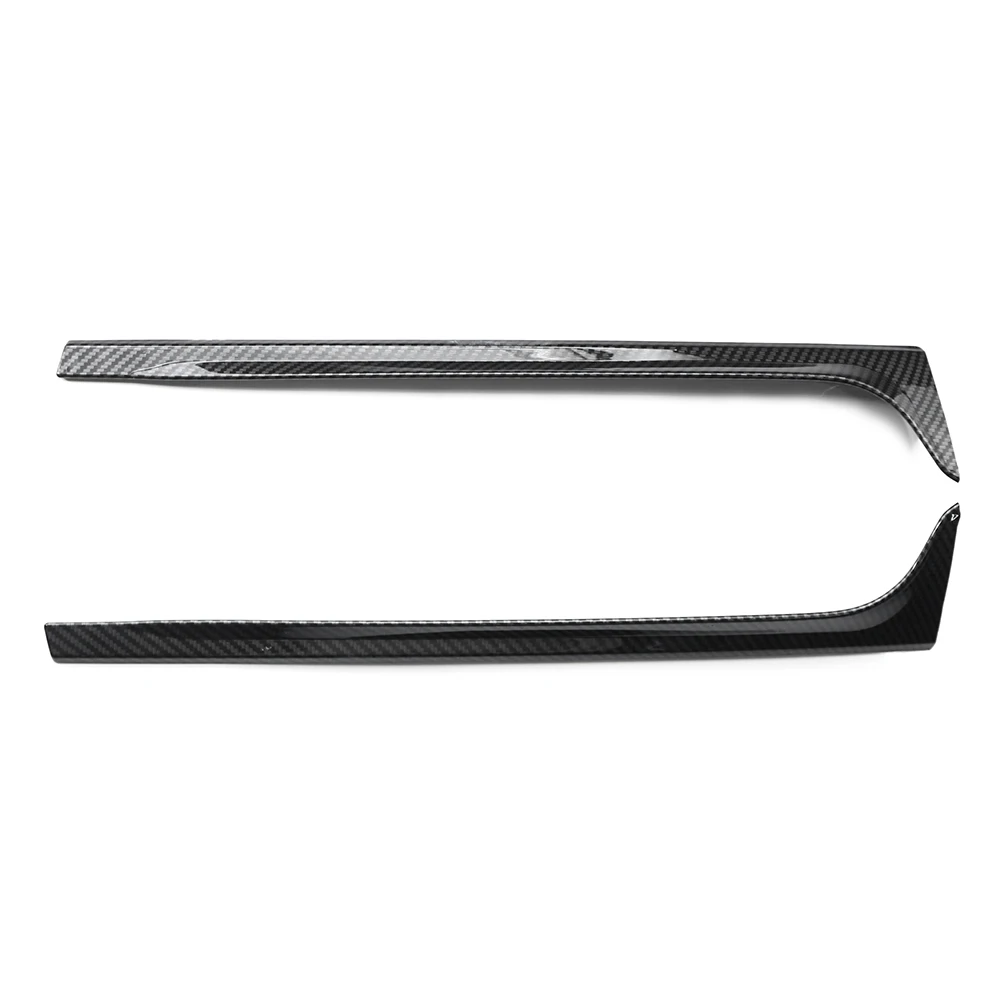 2 шт. угольное волокно ABS автомобильный спойлер на заднее окно боковой Canard
