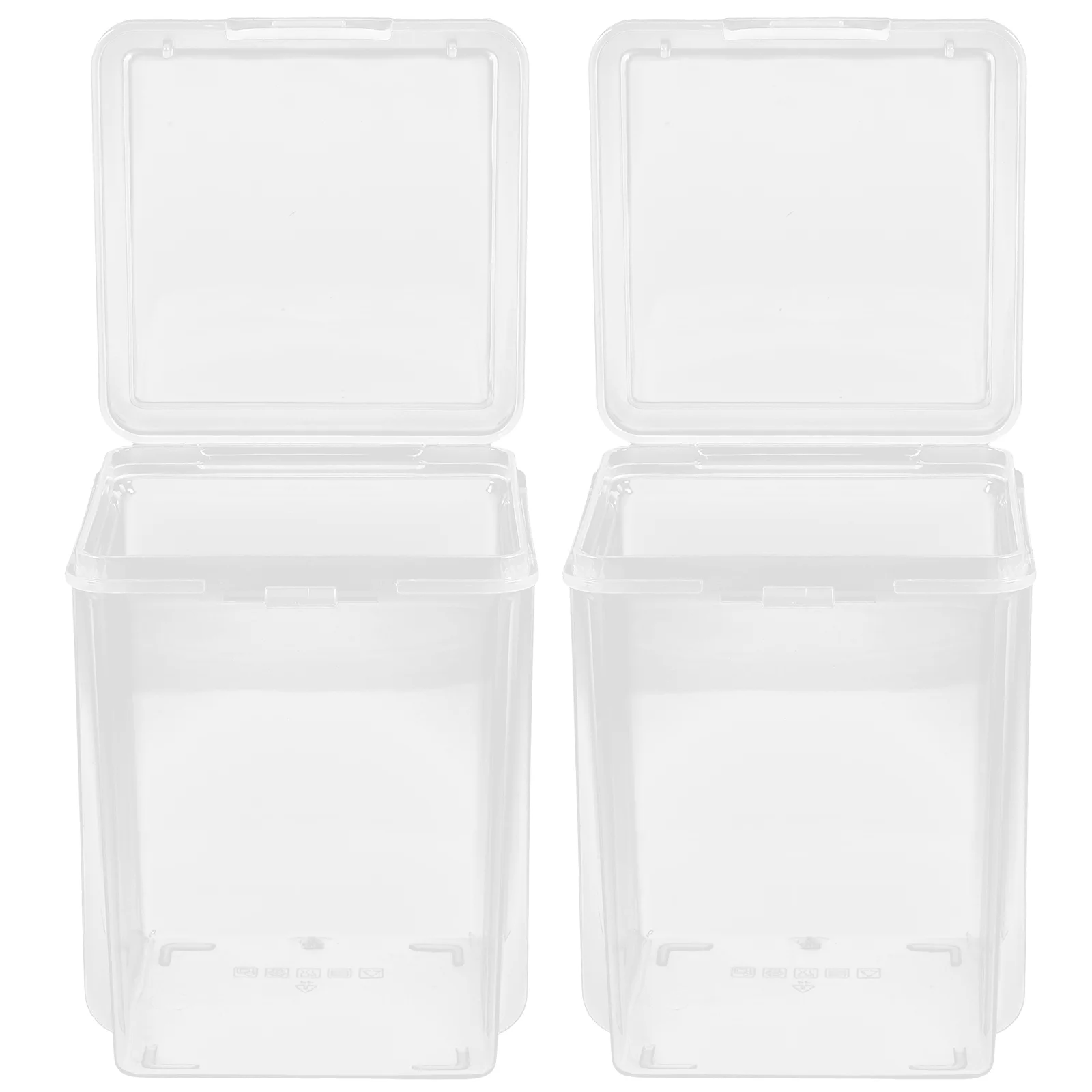

2 Pcs Case Detachable Holder Containers Clear Organizer Pp Mesh Child Jewelry