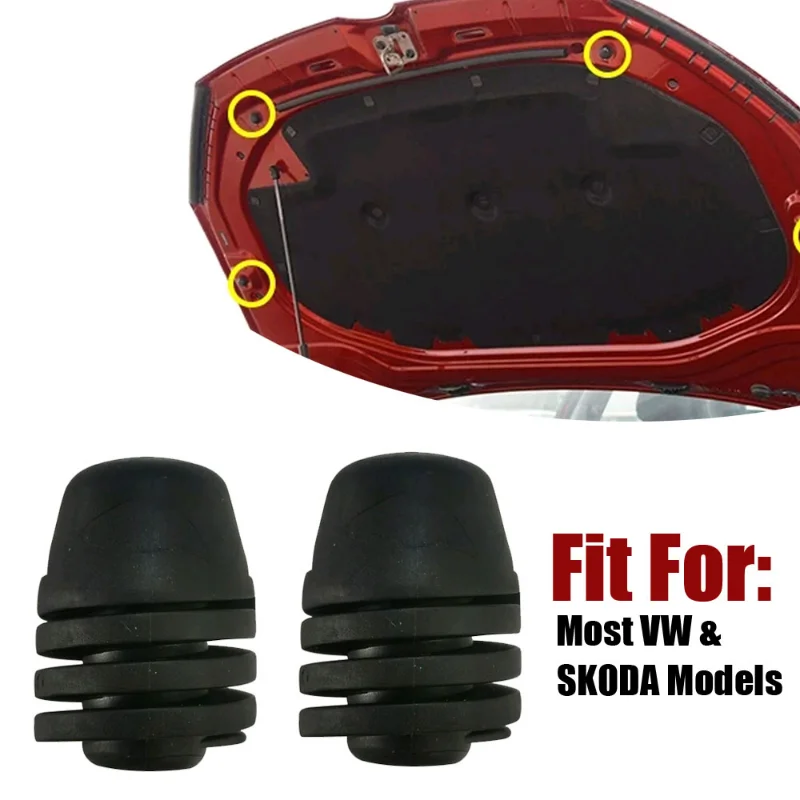 

2 шт., автомобильный бампер, капот, крышка, стопор, резиновые буферы, подушка задней двери, сменные автомобильные аксессуары для большинства моделей VW и SKODA