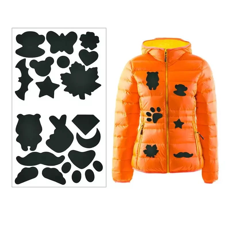 

Colorful Down Jacket Hole Repair Self Adhesive Stickers Waterproof Patches Cartoon Shape Coat Cloth Raincoat Umbrel Applique