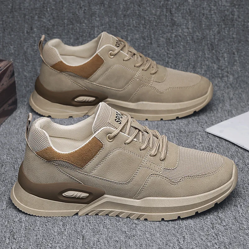 

Skateboard Shoes Men Casual Sneakers Spring Summer Running Shoes Breathable Sports Shoes Fashion Suede Platform Tenis Masculino