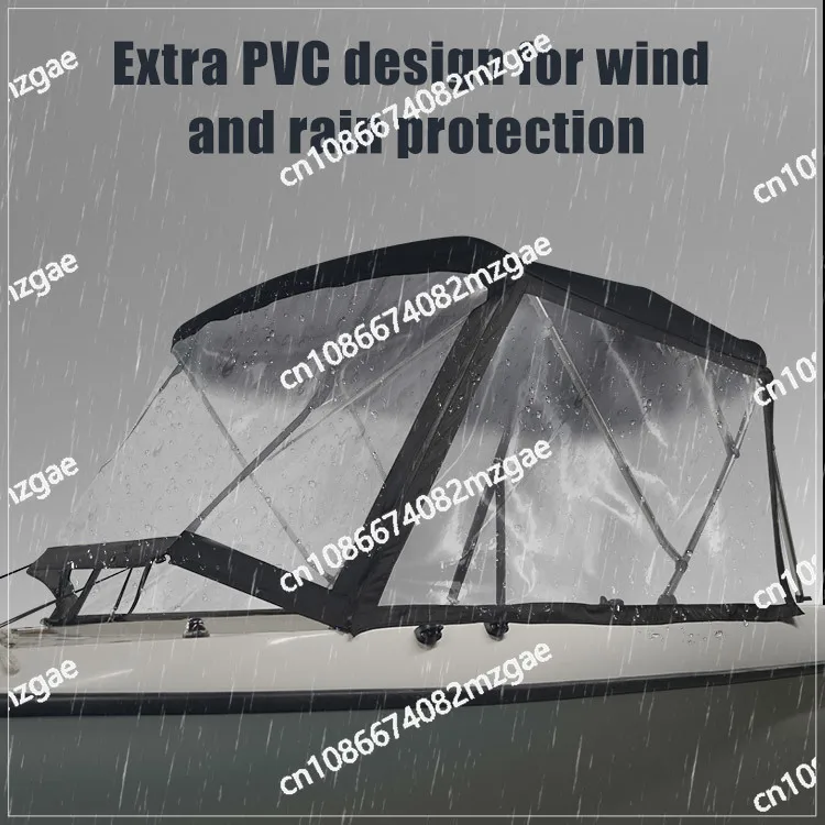 HOMFUL алюминиевая трубка для лодки палатка с навесом верхняя часть из ПВХ на