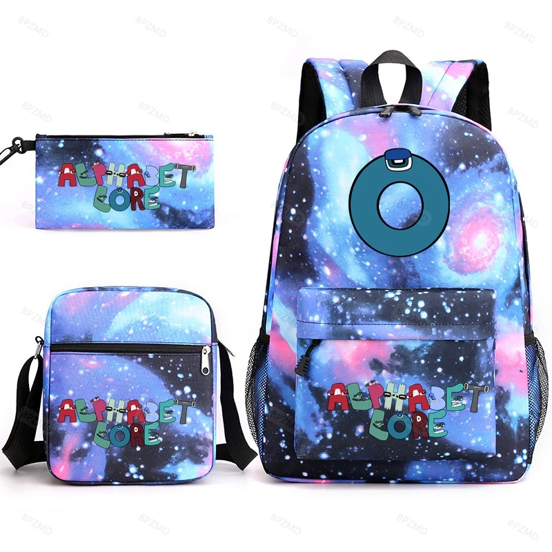 BPZMD Anime Print School Bag for Teenage Boys Girls Book Bag Casual Student Backpack School for Kids Back to College Gifts