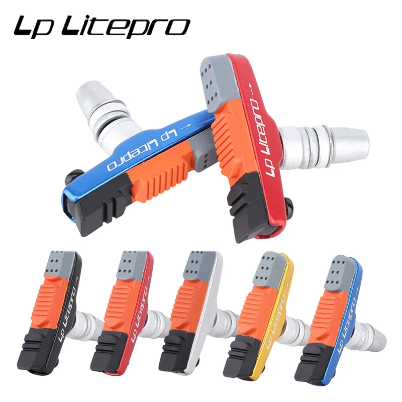 

LP Litepro Folding Bicycle Brake Pad Wear Rubber For DAHON 412/P8 BMX 451 20 Inch Bicycle V Brake Pads