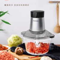 2022 meat grinder household multi function electric minced meat mincer stuffing machine stainless steel kitchen wall breaker