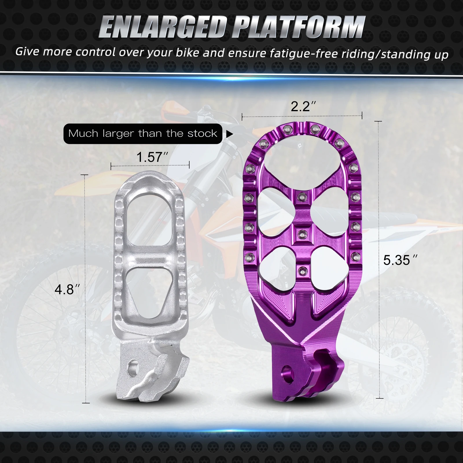 Для велосипеда Surron Light Bee X S L1E 2023 2024 детали Sur ron Segway X160 X260 NICECNC увеличенные подножки