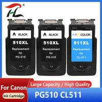 3x pg510 cl511 ink cartridge replacement for canon pg 510 pg 510xl cl 511xl for mp240 mp250 mp260 mp280 mp480 mp490 ip2700 mp499