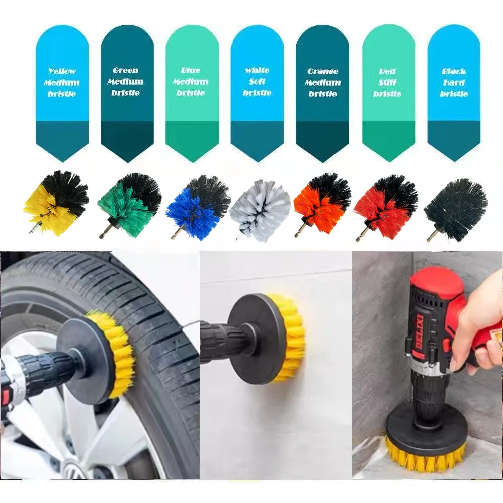 Электрическая дрель чистящая щетка Электрический чистящий инструмент