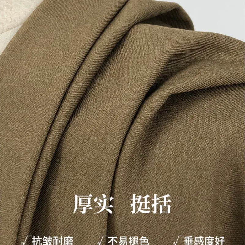 TR деловой костюм из ткани саржевого переплетения мужские и женские брюки в