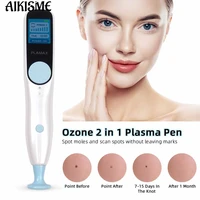 ozone 2 in 1 plasma pen freckle remover lcd mole removal dark spot skin wart tag tattoo removal pen salon beauty care device
