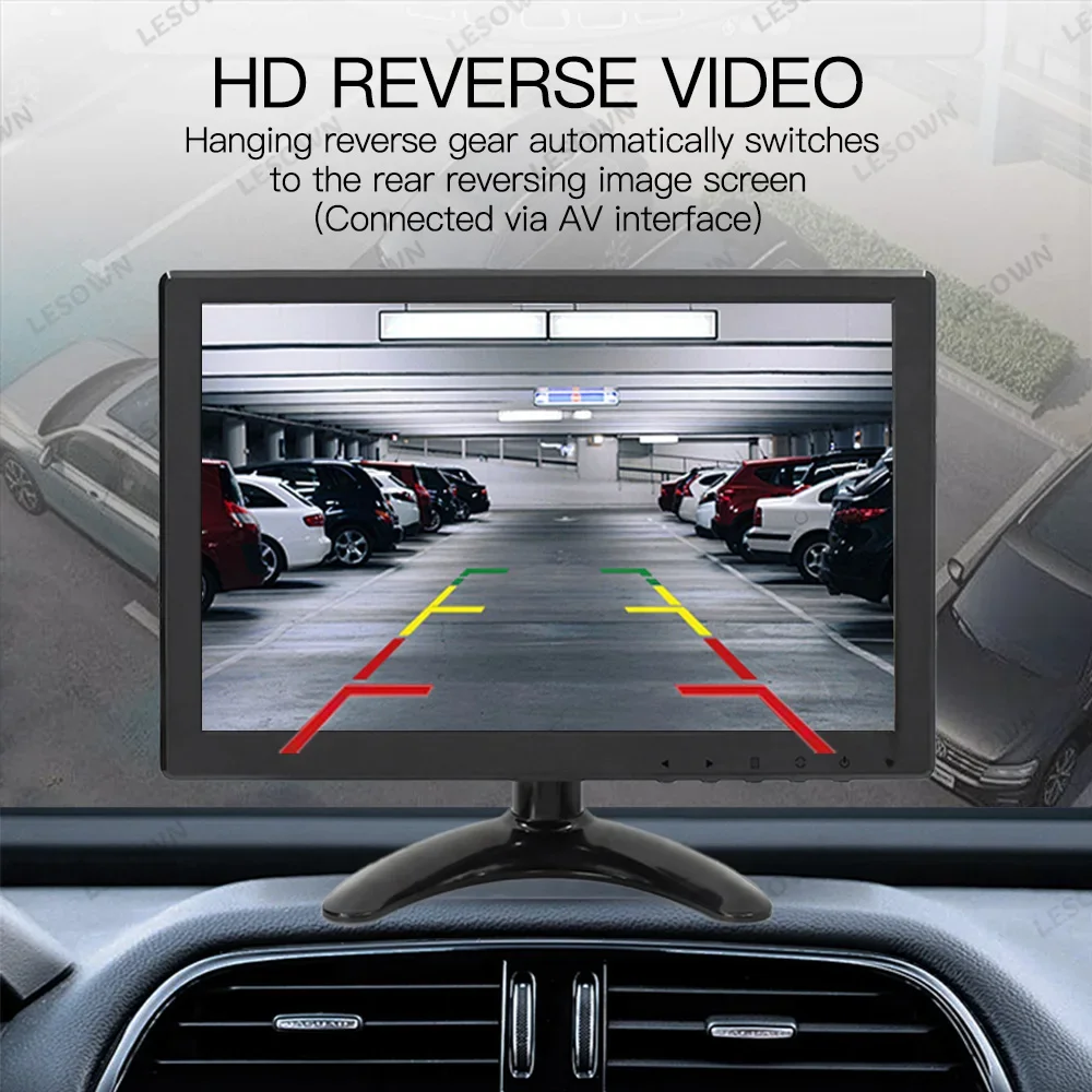 LESOWN 10 1-дюймовый монитор FHD 1280X800 промышленный дисплей VAG HDMI AV BNC 1920x1200 IPS ЖК-экран для